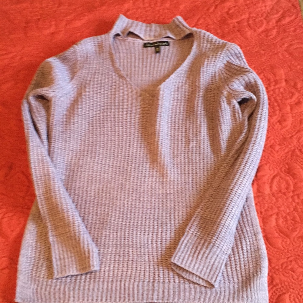 Choker style sweater